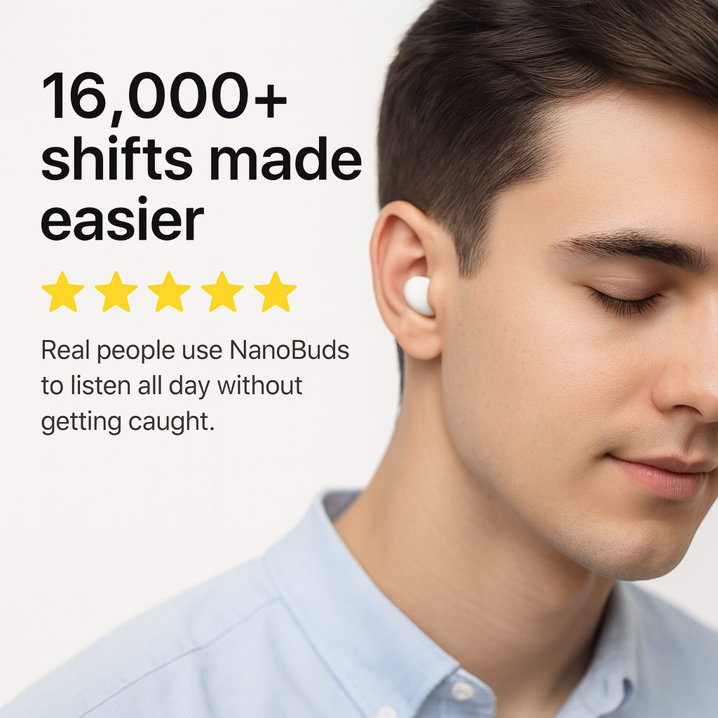 NanoBuds™ Invisible Earbuds